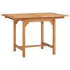 vidaXL Garden Dining Set Warm teak Solid Teak Wood Medium Extendable