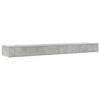 vidaXL Bed Drawers with Drawer Concrete Grey 70.87 x 14.37 x 6.50 in