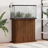 vidaXL Aquarium Stand Brown Oak Engineered Wood Standard Aquarium Stand