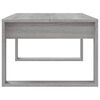 vidaXL Coffee Table Gray Sonoma Engineered Wood 40.2 x 19.7 x 13.8 in