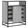 vidaXL Drawer Cabinet Gray Sonoma Engineered wood, metal Medium