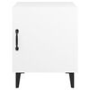 vidaXL Bedside Cabinet Set of 2 White Engineered wood