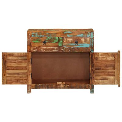 vidaXL Sideboard 27.6"x11.8"x26.8" Solid Reclaimed Wood