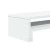 vidaXL Monitor Stand White 21.3x8.7x5.9" Engineered Wood