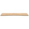 vidaXL Desk Top Natural Oak Solid Oak Wood 55.1in x 23.6in x 1.0in