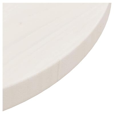 Curved edge of a white wooden round object