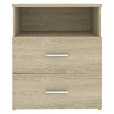 vidaXL Side Cabinets 2 pcs Sonoma Oak 19.7"x12.6"x23.6"