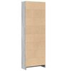 vidaXL Bookcase Gray Sonoma Engineered wood Tall Modern Display Shelf