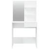 vidaXL Dressing Table White Engineered wood, acrylic Dressing Table