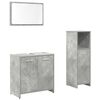 vidaXL Bathroom Furniture Set Concrete Grey Engineered Wood