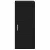 vidaXL Bathroom Wall Cabinet TULUM Black 14.57 x 9.65 x 33.86 in