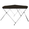 vidaXL 3-bow Bimini Top Black 72.0x70.9x53.9"