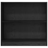 vidaXL Bookshelf Black Oak 31.50 x 9.45 x 29.92 in Engineered Wood