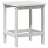 vidaXL Adirondack Side Table White 38 x 38 x 46 cm HDPE