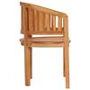 vidaXL Garden Chair Set of 2 Natural Teak Teak Wood Standard