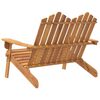 vidaXL Garden Bench Natural wood Solid acacia wood Medium Foldable