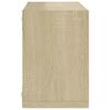 vidaXL Cube Shelf Set of 6 Sonoma Oak Engineered Wood