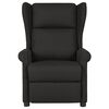 vidaXL Recliner Chair Black Fabric (100% polyester) Single