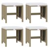 vidaXL Garden Dining Set Beige