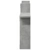 vidaXL Wall Shelf Concrete Gray Engineered Wood Medium Wall Shelf