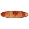 vidaXL Table Top Brown Solid Acacia wood 19.7 in Diameter Durable