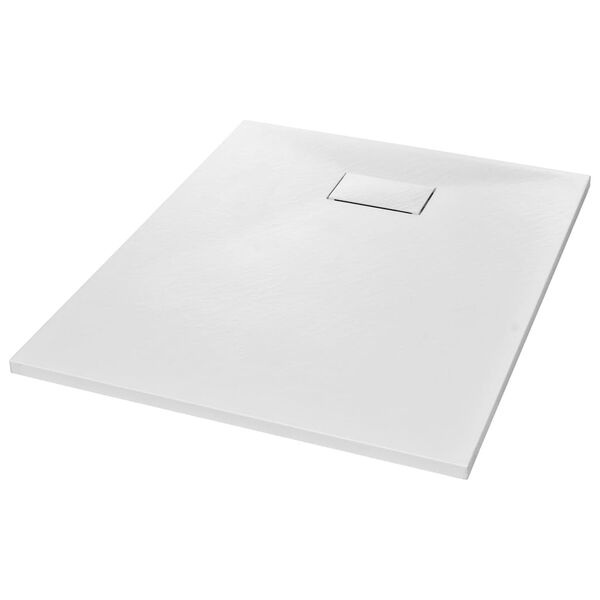 vidaXL Shower Base Tray SMC White 39.4"x31.5"