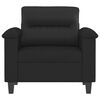 vidaXL Sofa Chair Black 23.6" Faux Leather