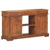 vidaXL Sideboard Honey Brown Solid Acacia Wood 53.1x13.8x29.5 in