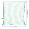 vidaXL Trailer Net with Elastic Rope Green 9.8x9.8' PP