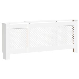 vidaXL MDF Radiator Cover White 80.7"
