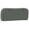 vidaXL Headboard Cushion Dark gray 100% polyester, PP fiber