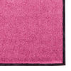 vidaXL Doormat Other Pink and Black 47.3" x 98.4" Polyamide and PVC