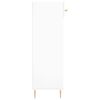 vidaXL Shoe Cabinet White Engineered wood and iron Medium Shoe Cabinet