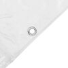 vidaXL Clear Tarpaulin with Eyelets 3.3x32.8' PVC