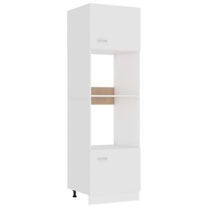 vidaXL Microwave Cabinet White Engineered wood Standard