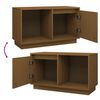 vidaXL TV Cabinet Honey Brown Solid Pine Wood Medium TV Cabinet