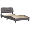 vidaXL Bed Frame Gray