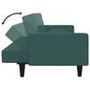 vidaXL Sofa Set Dark Green Velvet (100% polyester), wood, plastic Compact