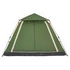 vidaXL Camping Tent Dome 5-Person Green Quick Release