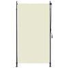 vidaXL Roller Blind Cream Polyester with PA coating, steel, aluminum