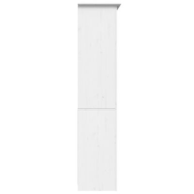 vidaXL Bookcase BODO White 31.5"x15.7"x67.7" Solid Wood Pine