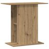 vidaXL Aquarium Stand Artisan oak Engineered wood Medium Aquarium Stand