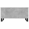 vidaXL Coffee Table Concrete Grey Engineered Wood, Metal