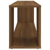 vidaXL TV Cabinet Brown Oak Engineered Wood Compact TV Cabinet