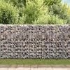 vidaXL Gabion Basket Galvanized Steel 47.2"x11.8"x39.4"