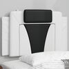 vidaXL Headboard Cushion White and black