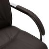 vidaXL Office Chair Black Faux leather, iron, foam Ergonomic