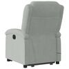 vidaXL Stand Up Massage Recliner Chair Light Gray