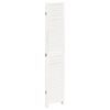 vidaXL Room Divider 4 Panels White Solid Wood Paulownia