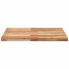 vidaXL Table Top Natural Wood Solid Acacia Wood 31.5 x 31.5 in Tough